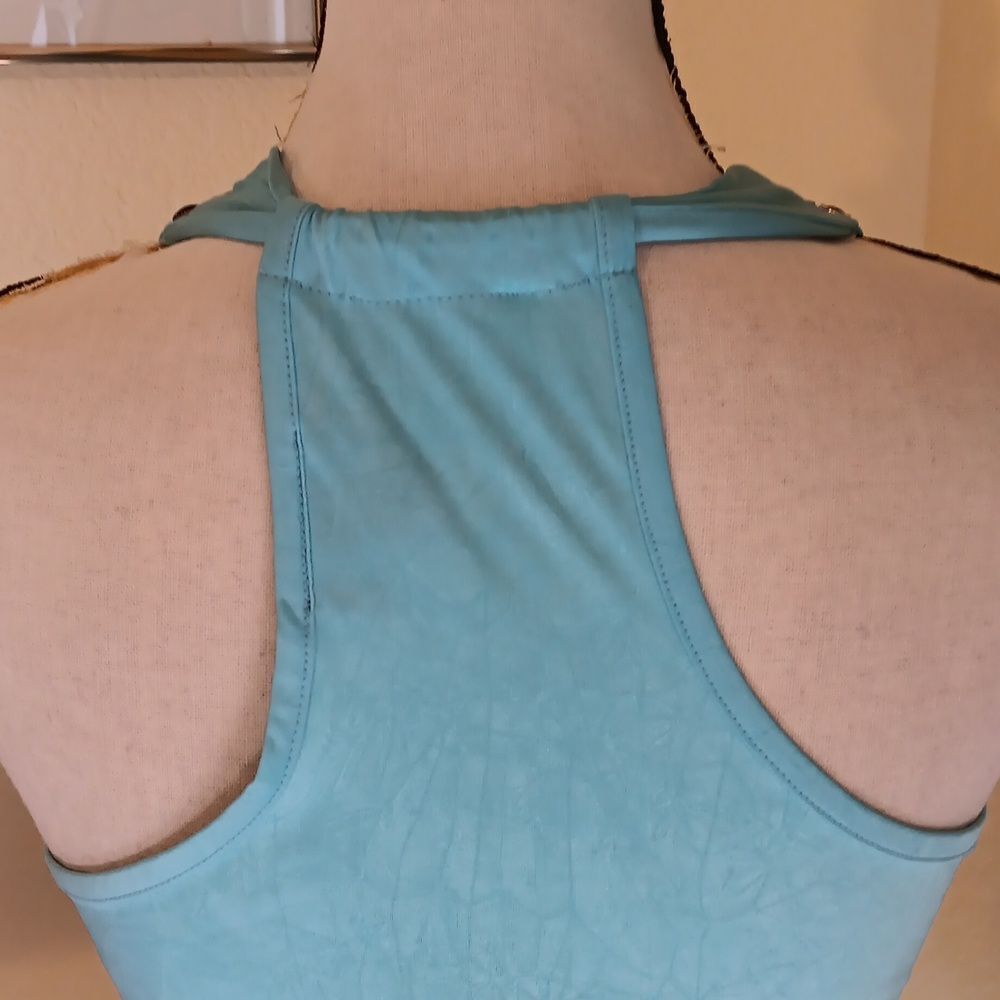 Bwear Blue Embellished Sleeveless Tank Top - Picture 6 of 12